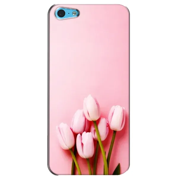 Чехол с рисунком «Розовые тюльпаны» для iPhone 5c Чехол с рисунком «Розовые тюльпаны» для iPhone 5c