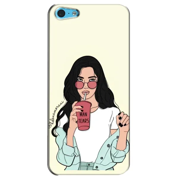 Чехол с рисунком «С напитком» для iPhone 5c