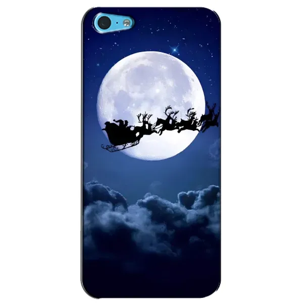 Чехол с рисунком «Санта - луна» для iPhone 5c
