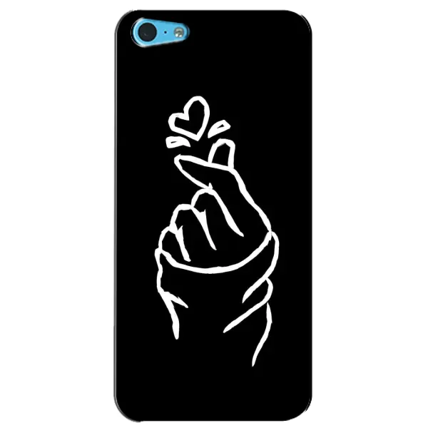Чехол с рисунком «Сердце на черном» для iPhone 5c Чехол с рисунком «Сердце на черном» для iPhone 5c