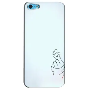 Чехол с рисунком «Сердце на голубом» для iPhone 5c