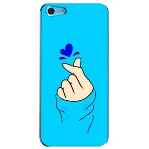 Чехол с рисунком «Сердце на синем» для iPhone 5c