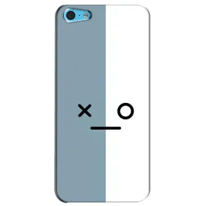 Чехол с рисунком «Серо-белый» для iPhone 5c