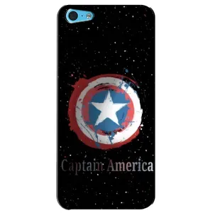 Чехол с Щитом Капитана Америки на iPhone 5c (Щит Капитана)