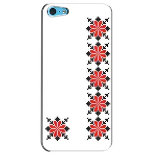 Силиконовый Чехол на iPhone 5c с картинкой Вышиванки (Силуэт вышиванки)