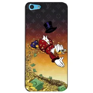 Силиконовый чехол для iPhone 5c (Скрудж Луи Виттон)
