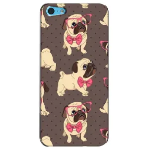 Чохол (ТПУ) Милі песики для iPhone 5c (Песик Мопсікі)