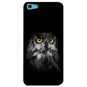 Чохли з принтом СОВИ для iPhone 5c (Сова на чорному)