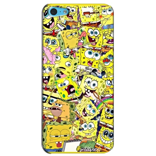 Чехол с рисунком «Спанч Боб Арт» для iPhone 5c