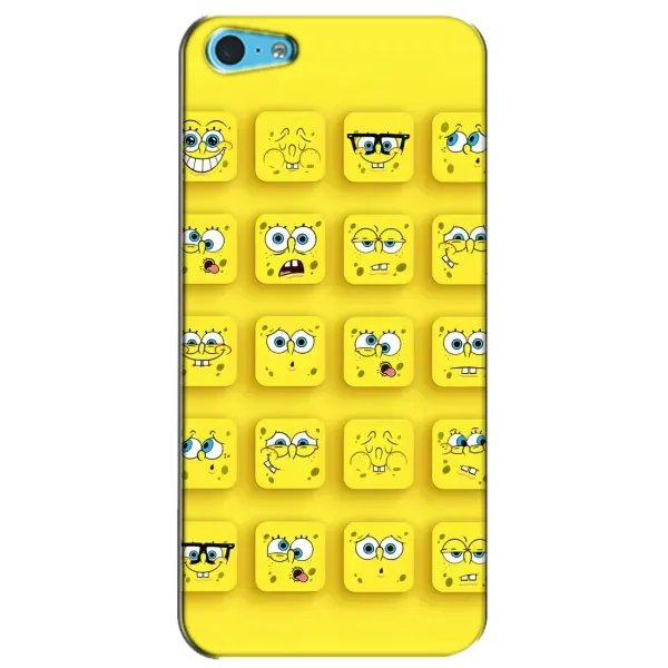 Чехол с рисунком «Спанч-БОБ» для iPhone 5c