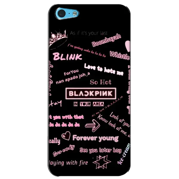 Чехол с рисунком «Стиль блэкпинг» для iPhone 5c