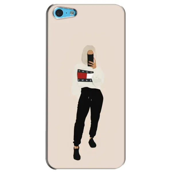 Чехол с рисунком «Стильная» для iPhone 5c