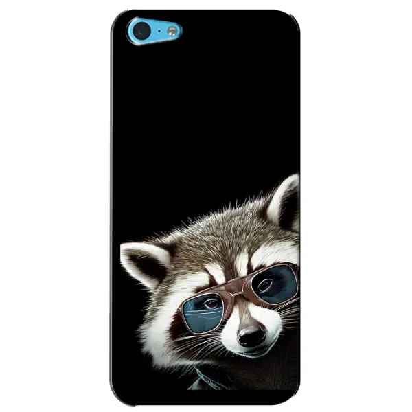 Чехол с рисунком «Стильный Енот» для iPhone 5c Чехол с рисунком «Стильный Енот» для iPhone 5c