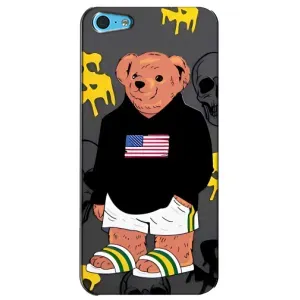 Чехлы Мишка Тедди для Айфон 5с (Teddy USA)