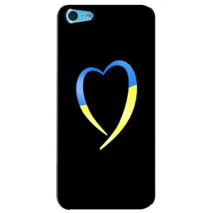 Силиконовый Чехол на iPhone 5c (Я-Украина) (Украинское сердце)