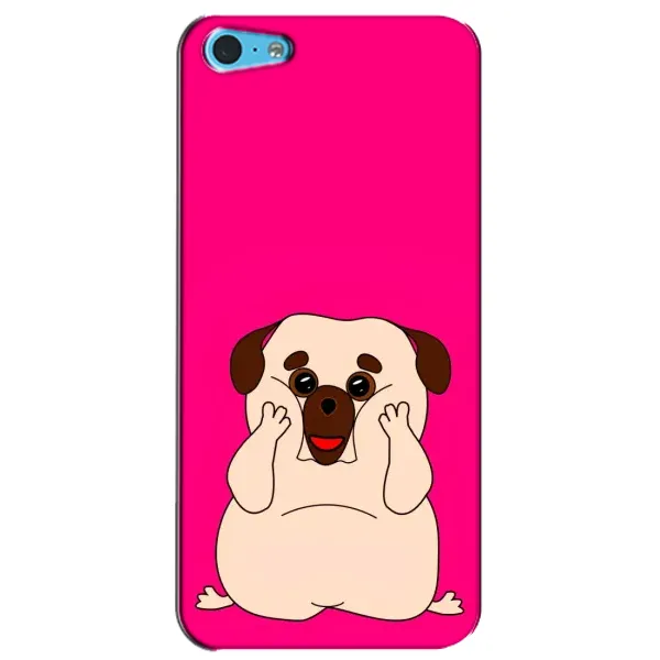 Чехол с рисунком «Веселый Мопсик» для iPhone 5c Чехол с рисунком «Веселый Мопсик» для iPhone 5c