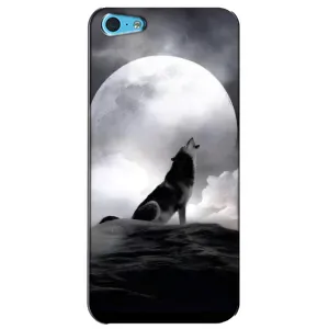 Чохол з Вовком на iPhone 5c (Вовк і місяць)