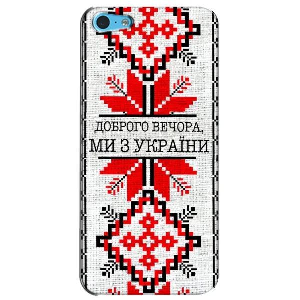 Чехол с рисунком «Вышиванка Доброго вечера» для iPhone 5c Чехол с рисунком «Вышиванка Доброго вечера» для iPhone 5c