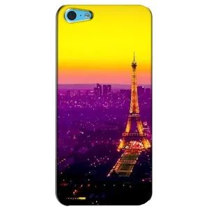 Чехол с Эйфелевой башней на iPhone 5c (Яркая башня)