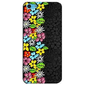 Чохол з малюнком «Яскраві квіти» для iPhone 5c
