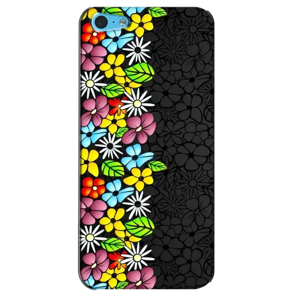 Чохол з малюнком «Яскраві квіти» для iPhone 5c