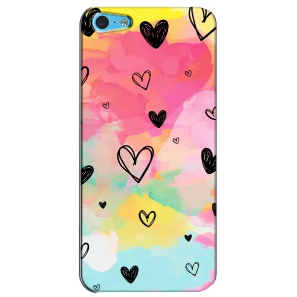 Чехол с рисунком «Яркие сердечки» для iPhone 5c Чехол с рисунком «Яркие сердечки» для iPhone 5c