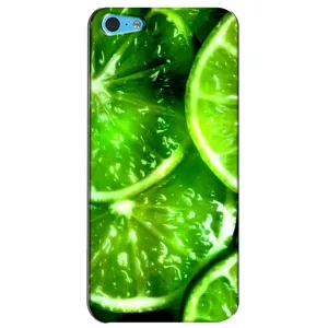 Чехол с изображением вкусной еды для iPhone 5c (Яркий ЛАЙМ)