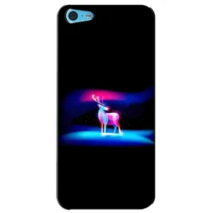 Силіконовий бампер з картинкою звірів для iPhone 5c (Яскравий олень)