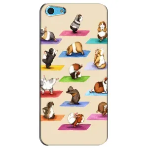 Чехол с Прикольным принтом на iPhone 5c (Ёга свинок)