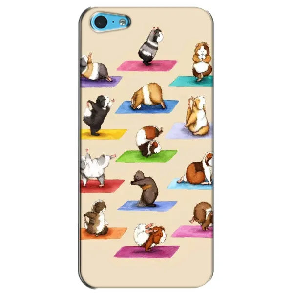 Чехол с рисунком «Ёга свинок» для iPhone 5c