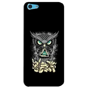 Чохли з принтом СОВИ для iPhone 5c (Зелені очі)