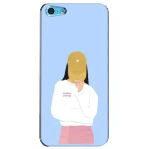 Силиконовый Чехол на iPhone 5c с картинкой Стильных Девушек (Желтая кепка)