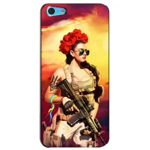 Чехол с рисунком «Женщина солдат» для iPhone 5c
