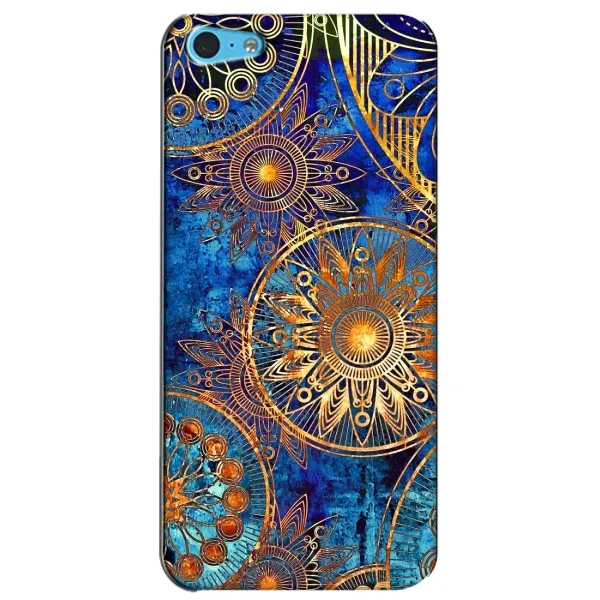 Чехол с рисунком «Золотые узоры» для iPhone 5c