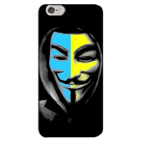Чехол с рисунком «Анонимус патриот» для iPhone 6 Plus / 6s Plus Чехол с рисунком «Анонимус патриот» для iPhone 6 Plus / 6s Plus
