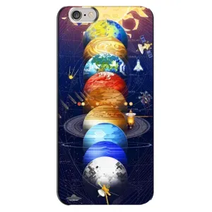 Чехол (ТПУ) с планетами на iPhone 6 Plus / 6s Plus (Арт планети)