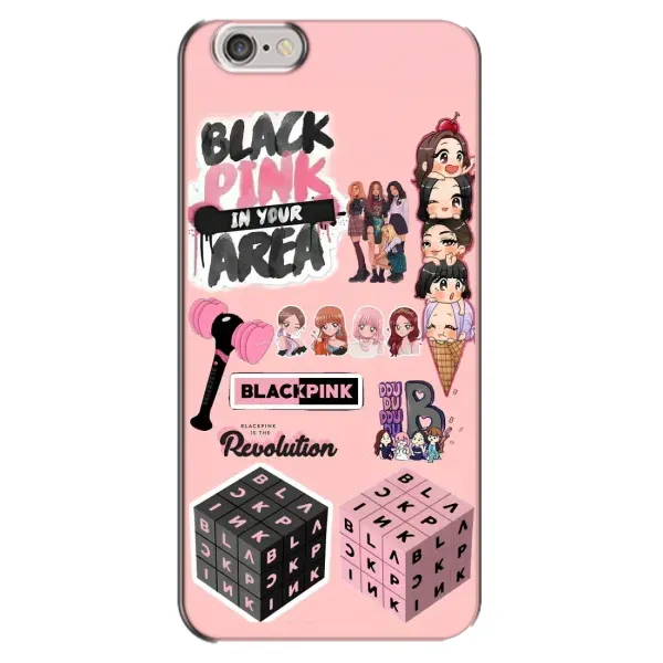 Чехол с рисунком «BLACK PINK коллаж» для iPhone 6 Plus / 6s Plus Чехол с рисунком «BLACK PINK коллаж» для iPhone 6 Plus / 6s Plus