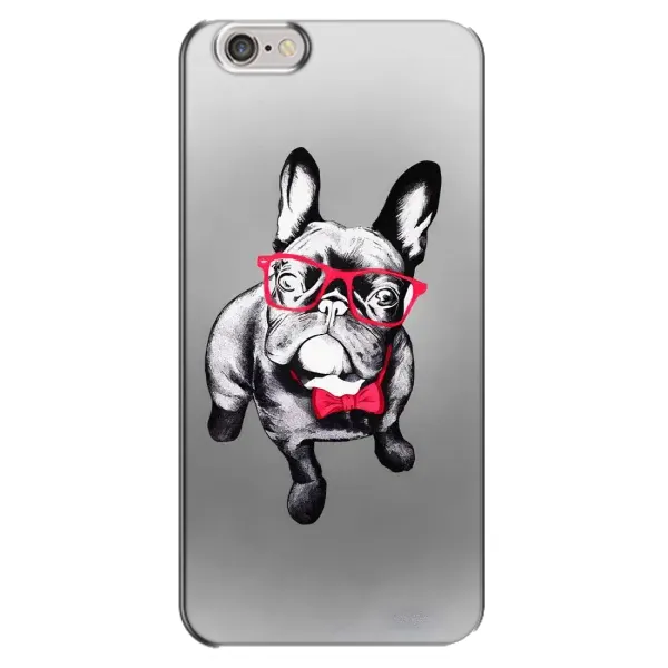 Чехол с рисунком «Бульдог в очках» для iPhone 6 Plus / 6s Plus Чехол с рисунком «Бульдог в очках» для iPhone 6 Plus / 6s Plus