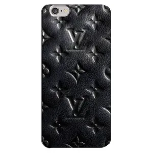 Текстурний Чохол Louis Vuitton для Айфон 6 Плюс (Чорний ЛВ)