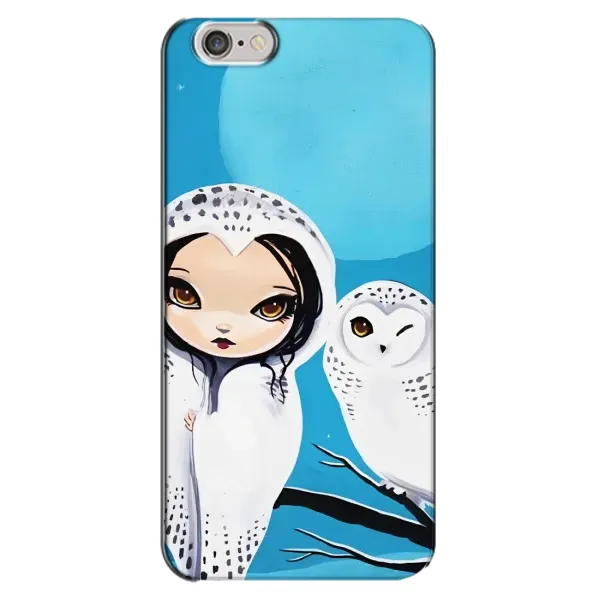 Чехол с рисунком «Девочка Сова» для iPhone 6 Plus / 6s Plus