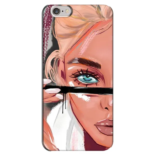 Чехол с рисунком «Девушка и ресницы» для iPhone 6 Plus / 6s Plus Чехол с рисунком «Девушка и ресницы» для iPhone 6 Plus / 6s Plus