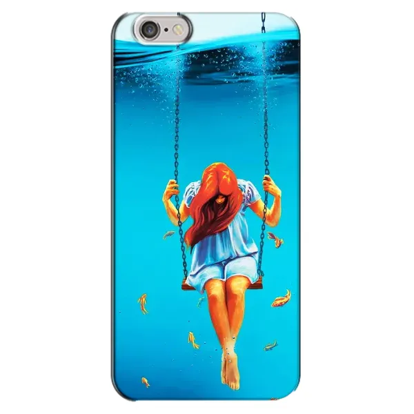 Чехол с рисунком «Девушка на качели» для iPhone 6 Plus / 6s Plus