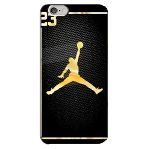 Силіконовый Чохол Nike Air Jordan на Айфон 6 Плюс (Джордан 23)