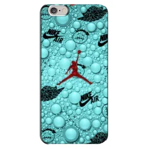 Силіконовый Чохол Nike Air Jordan на Айфон 6 Плюс (Джордан Найк)