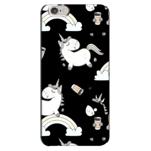 Чохол Unicorn на iPhone 6 Plus / 6s Plus (Єдинорог з кавою)