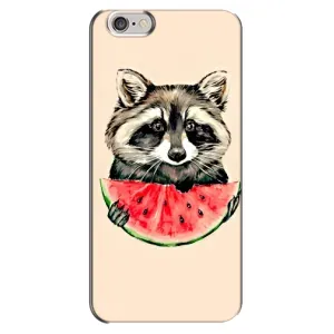 Силиконовый Чехол с Енотами на iPhone 6 Plus / 6s Plus (Енот)