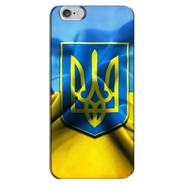 Чехол с рисунком «Герб и Флаг Украины» для iPhone 6 Plus / 6s Plus Чехол с рисунком «Герб и Флаг Украины» для iPhone 6 Plus / 6s Plus