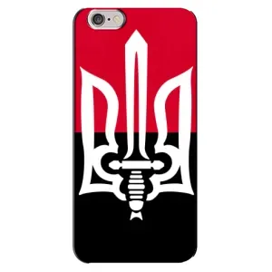 Чохли УПА (Червоно-Чорний) на iPhone 6 Plus / 6s Plus (Герб України)