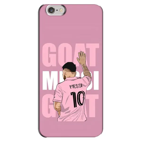 Чехол с рисунком «GOAT MESSI» для iPhone 6 Plus / 6s Plus Чехол с рисунком «GOAT MESSI» для iPhone 6 Plus / 6s Plus