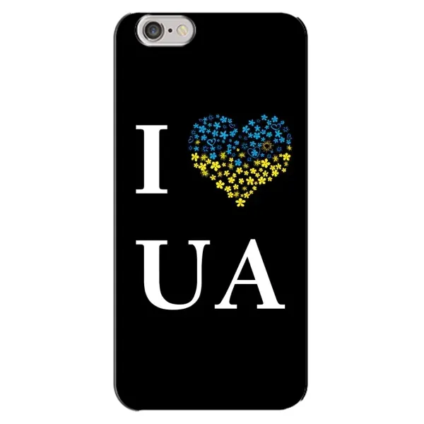 Чехол с рисунком «I Love UA» для iPhone 6 Plus / 6s Plus Чехол с рисунком «I Love UA» для iPhone 6 Plus / 6s Plus